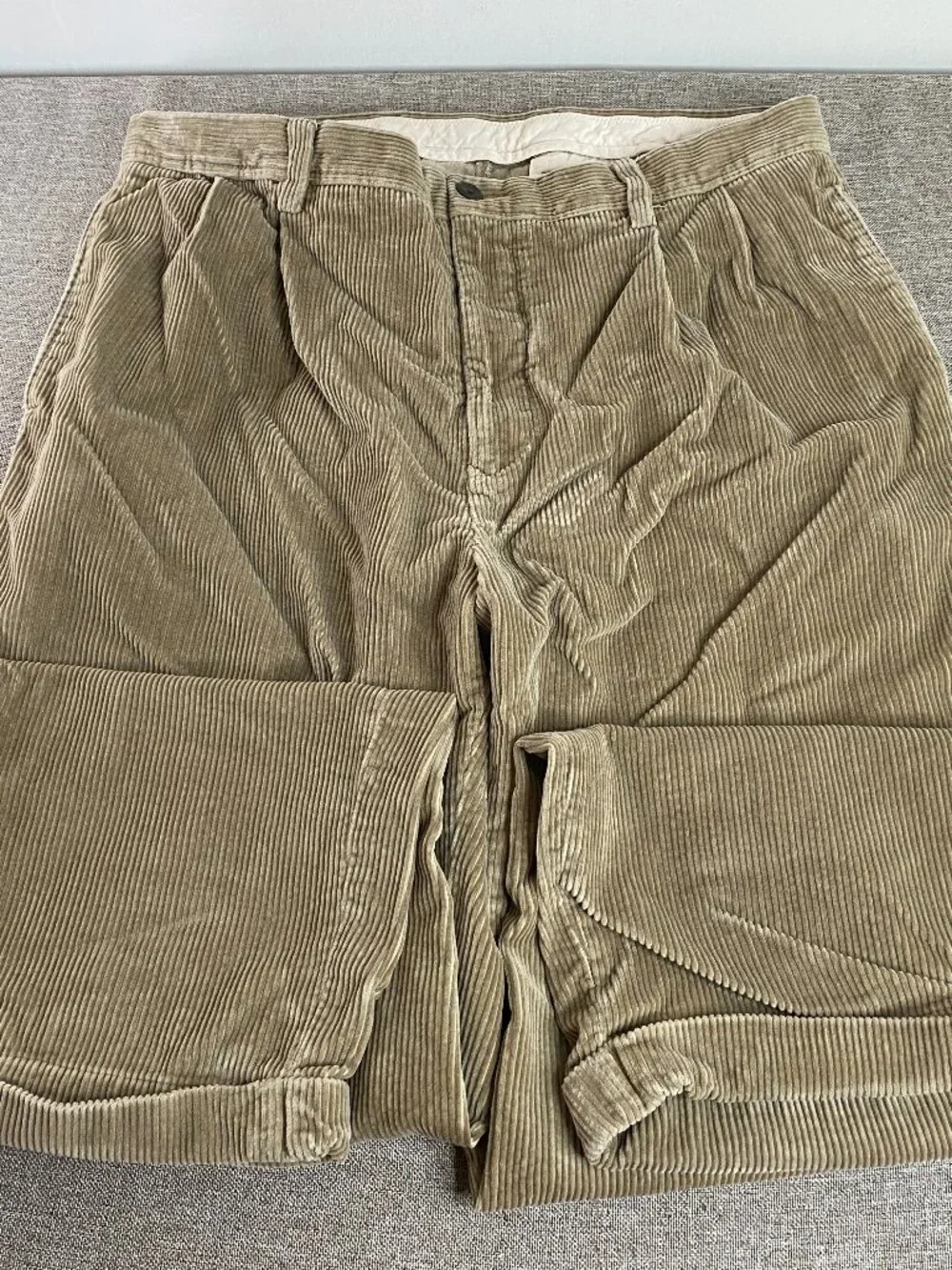VTG Nautica Rigger Classic Fit Corduroy Dress Pants Men's 36 x 30 Mid Rise Brown